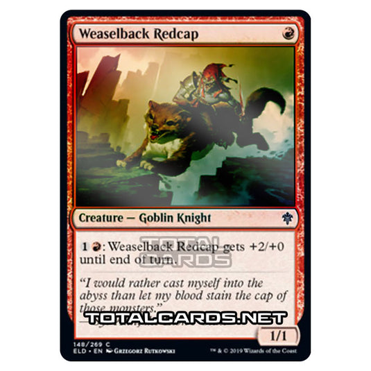 Magic The Gathering - Throne of Eldraine - Weaselback Redcap - 148/269 (Foil)