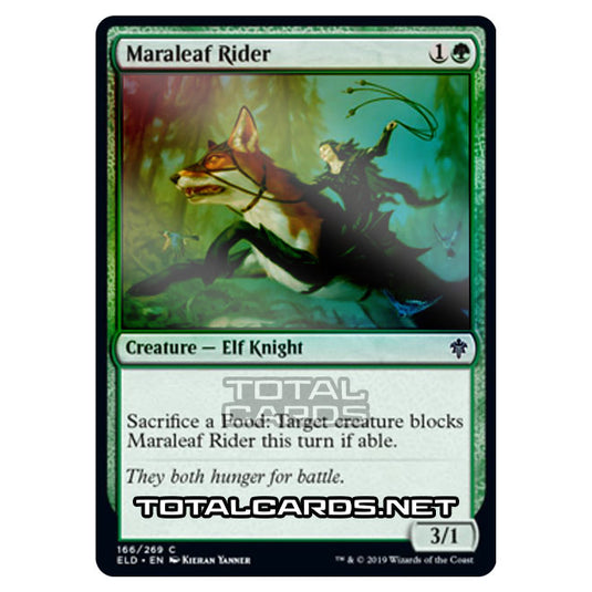 Magic The Gathering - Throne of Eldraine - Maraleaf Rider - 166/269 (Foil)