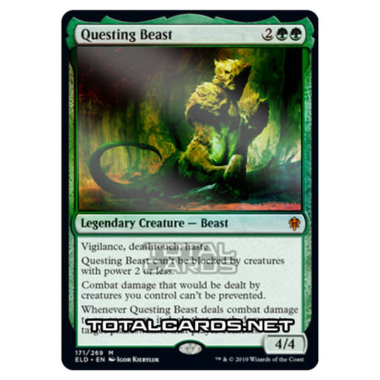 Magic The Gathering - Throne of Eldraine - Questing Beast - 171/269 (Foil)