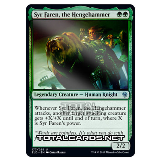 Magic The Gathering - Throne of Eldraine - Syr Faren, the Hengehammer - 177/269 (Foil)