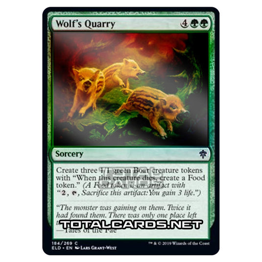 Magic The Gathering - Throne of Eldraine - Wolf's Quarry - 184/269 (Foil)