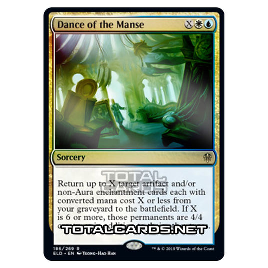 Magic The Gathering - Throne of Eldraine - Dance of the Manse - 186/269 (Foil)