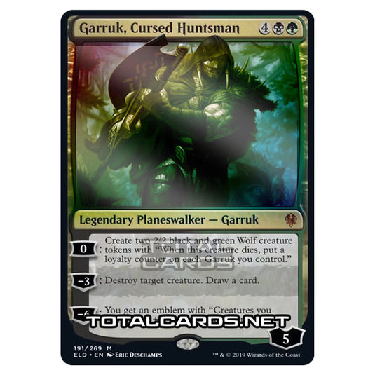 Magic The Gathering - Throne of Eldraine - Garruk, Cursed Huntsman - 191/269 (Foil)