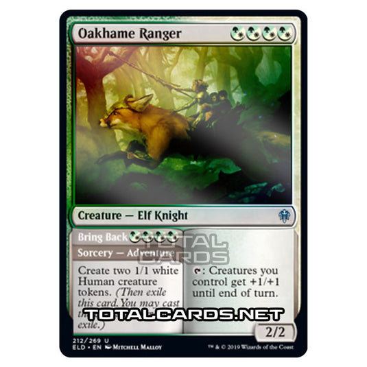 Magic The Gathering - Throne of Eldraine - Oakhame Ranger // Bring Back - 212/269 (Foil)