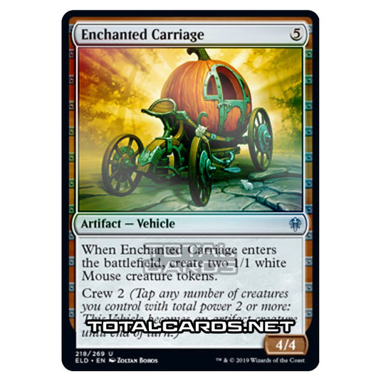 Magic The Gathering - Throne of Eldraine - Enchanted Carriage - 218/269 (Foil)