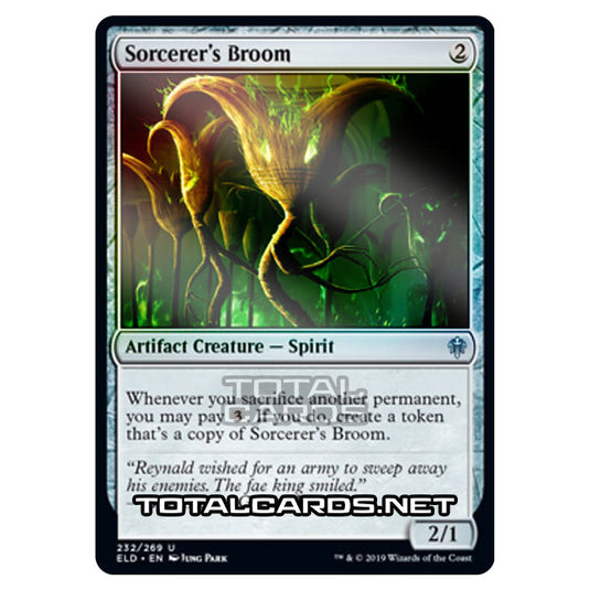 Magic The Gathering - Throne of Eldraine - Sorcerer's Broom - 232/269 (Foil)