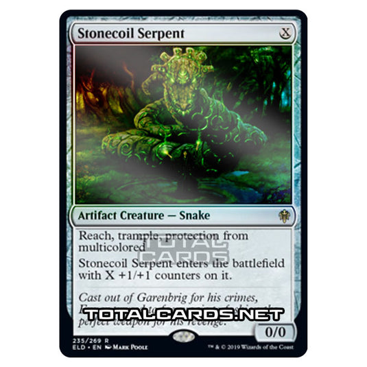 Magic The Gathering - Throne of Eldraine - Stonecoil Serpent - 235/269 (Foil)
