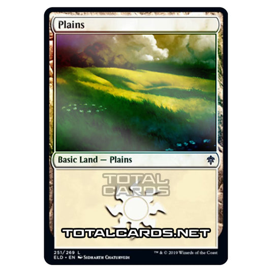 Magic The Gathering - Throne of Eldraine - Plains - 251/269 (Foil)