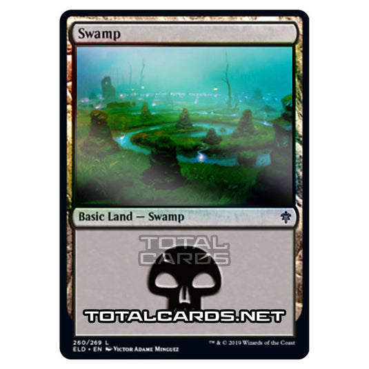 Magic The Gathering - Throne of Eldraine - Swamp - 260/269 (Foil)