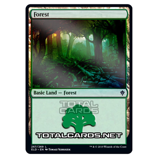 Magic The Gathering - Throne of Eldraine - Forest - 267/269 (Foil)