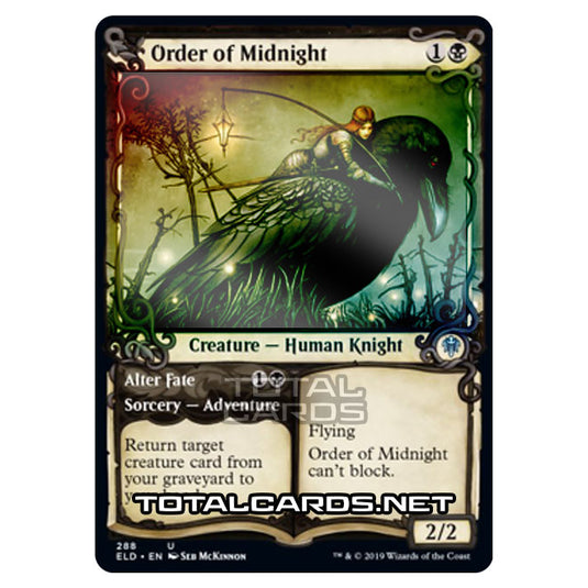 Magic The Gathering - Throne of Eldraine - Order of Midnight // Alter Fate - 288/269 (Foil)