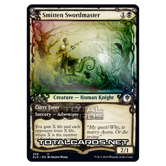 Magic The Gathering - Throne of Eldraine - Smitten Swordmaster // Curry Favor - 290/269 (Foil)
