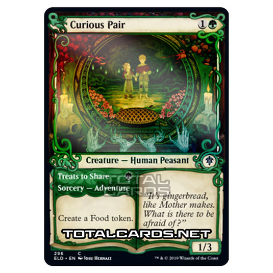 Magic The Gathering - Throne of Eldraine - Curious Pair // Treats to Share - 296/269 (Foil)
