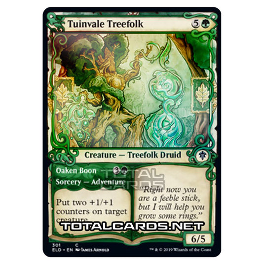 Magic The Gathering - Throne of Eldraine - Tuinvale Treefolk // Oaken Boon - 301/269 (Foil)
