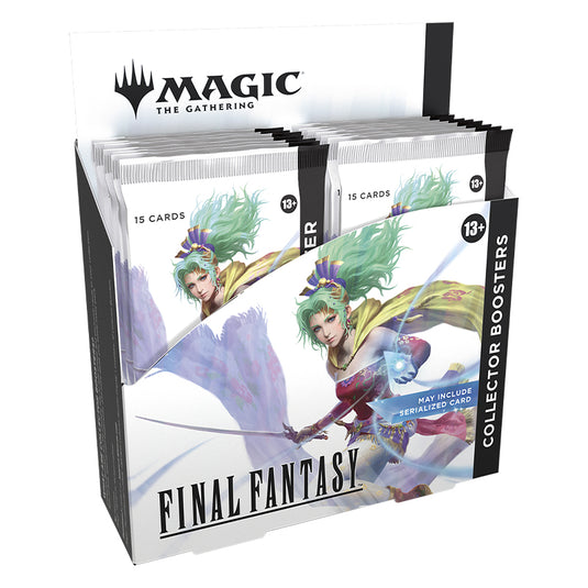 Magic The Gathering - Universes Beyond - Final Fantasy - Collector Booster Box (12 Packs) Right Tilt