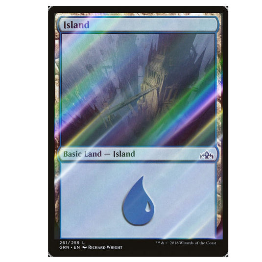 Magic The Gathering - Guilds of Ravnica - Island - 261/259 (Foil)