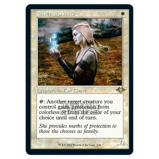 Magic The Gathering - Modern Horizons 1 - Timeshifts - Giver of Runes - 3/40 (Foil)