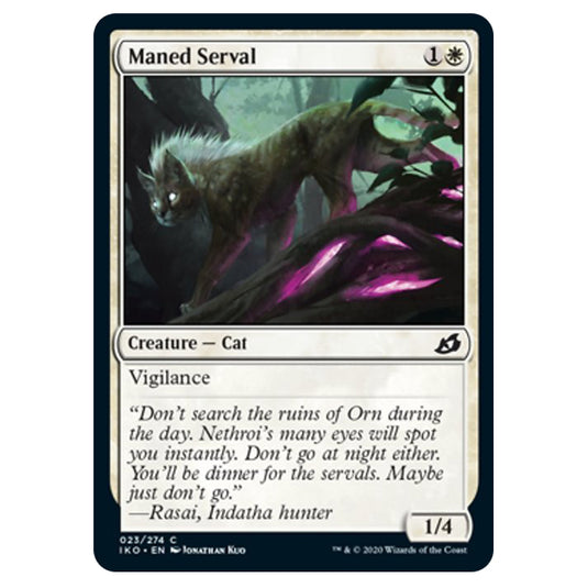 Magic The Gathering - Ikoria Lair of Behemoths - Maned Serval - 23/274