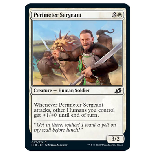Magic The Gathering - Ikoria Lair of Behemoths - Perimeter Sergeant - 27/274