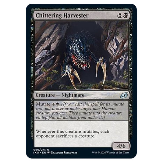 Magic The Gathering - Ikoria Lair of Behemoths - Chittering Harvester - 80/274