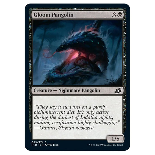 Magic The Gathering - Ikoria Lair of Behemoths - Gloom Pangolin - 89/274
