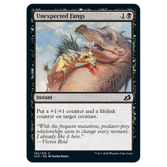 Magic The Gathering - Ikoria Lair of Behemoths - Unexpected Fangs - 102/274