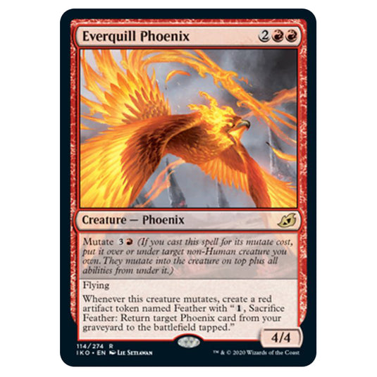 Magic The Gathering - Ikoria Lair of Behemoths - Everquill Phoenix - 114/274