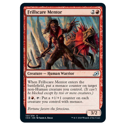 Magic The Gathering - Ikoria Lair of Behemoths - Frillscare Mentor - 121/274
