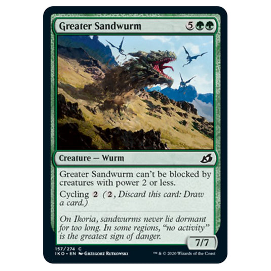 Magic The Gathering - Ikoria Lair of Behemoths - Greater Sandwurm - 157/274