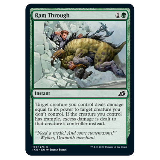 Magic The Gathering - Ikoria Lair of Behemoths - Ram Through - 170/274