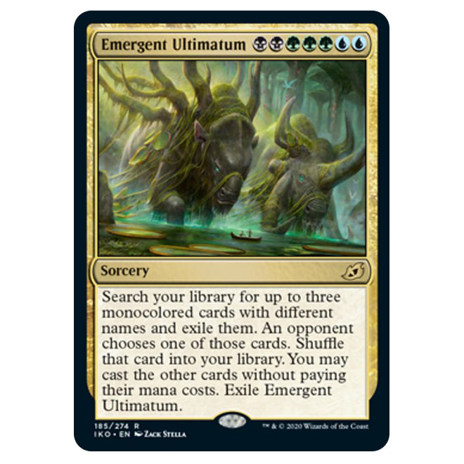 all ultimatum cards mtg Magic The Gathering - Ikoria Lair of Behemoths