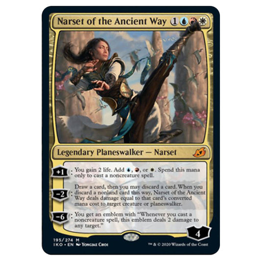 Magic The Gathering - Ikoria Lair of Behemoths - Narset of the Ancient Way - 195/274