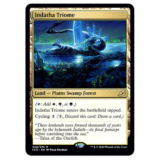 Magic The Gathering - Ikoria Lair of Behemoths - Indatha Triome - 248/274