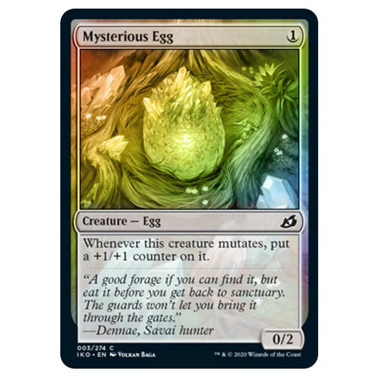 Magic The Gathering - Ikoria Lair of Behemoths - Mysterious Egg - 3/274 (Foil)