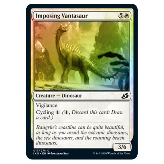 Magic The Gathering - Ikoria Lair of Behemoths - Imposing Vantasaur - 17/274 (Foil)