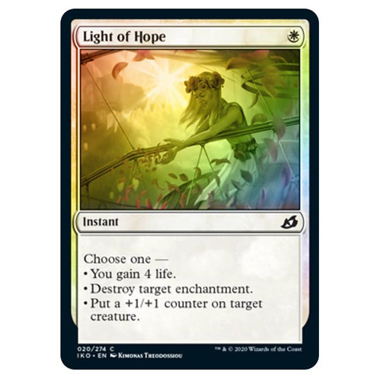 Magic The Gathering - Ikoria Lair of Behemoths - Light of Hope - 20/274 (Foil)