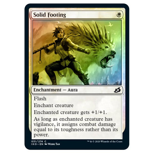 Magic The Gathering - Ikoria Lair of Behemoths - Solid Footing - 31/274 (Foil)