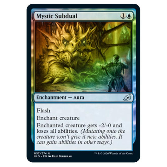Magic The Gathering - Ikoria Lair of Behemoths - Mystic Subdual - 57/274 (Foil)