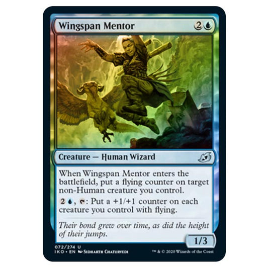 Magic The Gathering - Ikoria Lair of Behemoths - Wingspan Mentor - 72/274 (Foil)