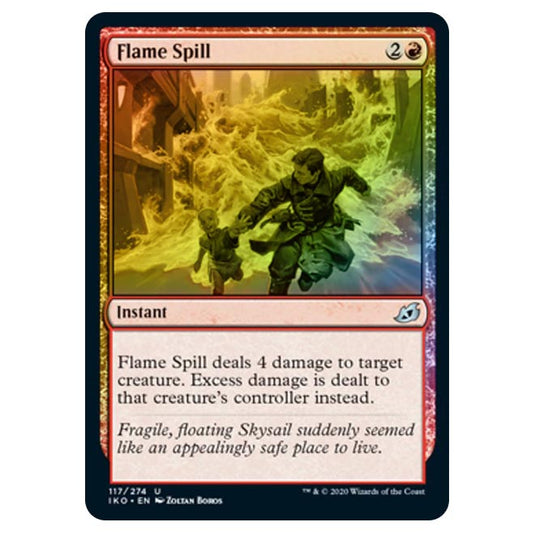 Magic The Gathering - Ikoria Lair of Behemoths - Flame Spill - 117/274 (Foil)