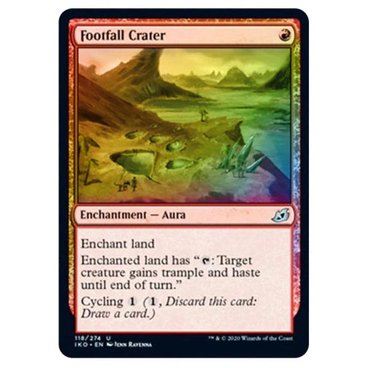 Magic The Gathering - Ikoria Lair of Behemoths - Footfall Crater - 118/274 (Foil)