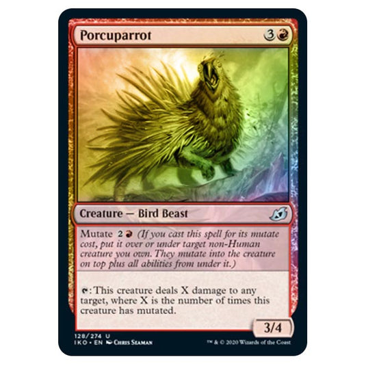 Magic The Gathering - Ikoria Lair of Behemoths - Porcuparrot - 128/274 (Foil)