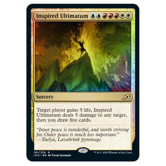 Magic The Gathering - Ikoria Lair of Behemoths - Inspired Ultimatum - 191/274 (Foil)