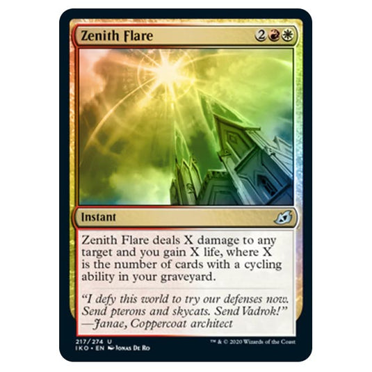Magic The Gathering - Ikoria Lair of Behemoths - Zenith Flare - 217/274 (Foil)