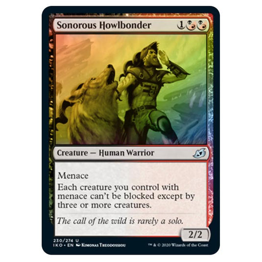 Magic The Gathering - Ikoria Lair of Behemoths - Sonorous Howlbonder - 230/274 (Foil)