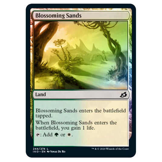 Magic The Gathering - Ikoria Lair of Behemoths - Blossoming Sands - 244/274 (Foil)