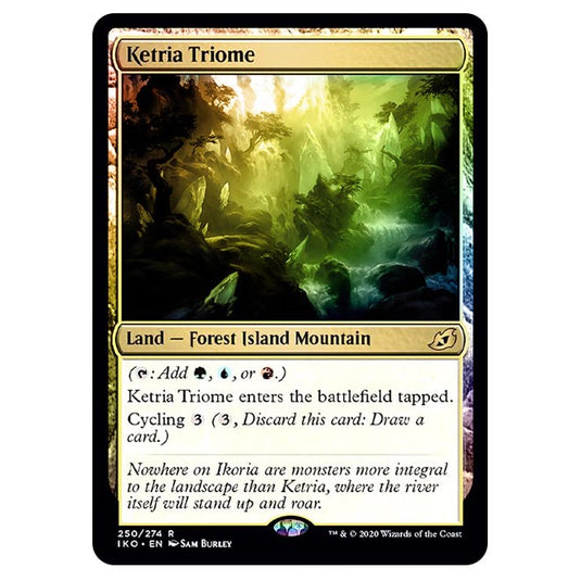 Magic The Gathering - Ikoria Lair of Behemoths - Ketria Triome - 250/274 (Foil)