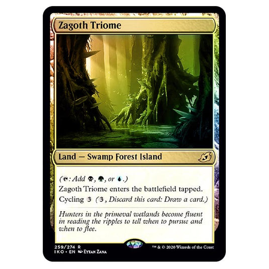 Magic The Gathering - Ikoria Lair of Behemoths - Zagoth Triome - 259/274 (Foil)