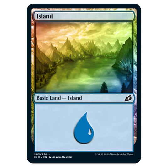 Magic The Gathering - Ikoria Lair of Behemoths - Island - 263/274 (Foil)