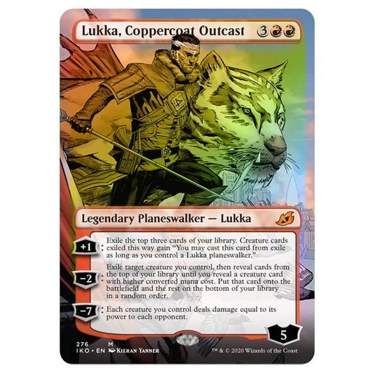 Magic The Gathering - Ikoria Lair of Behemoths - Lukka, Coppercoat Outcast - 276/274 (Foil)